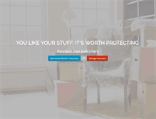 Tablet Screenshot of insureyourstuff.com